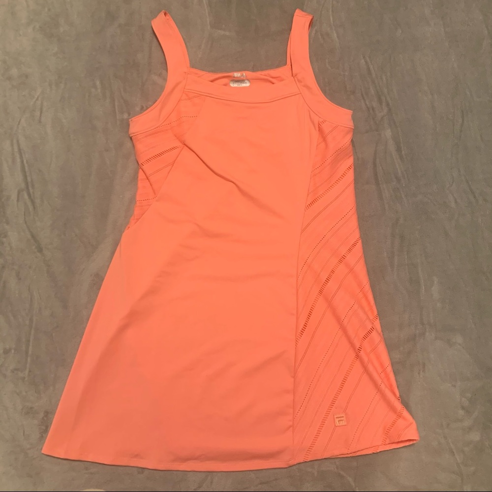 Fila Asymmetrical Coral Athletic Dress - Size L